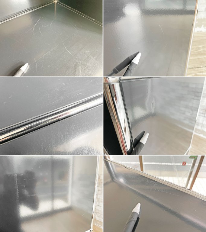 ユーエスエムハラー USM Haller モジュラーファニチャー ハラーシステム キャビネット シェルフ 2列5段 ドロップダウンドア ブラック ●