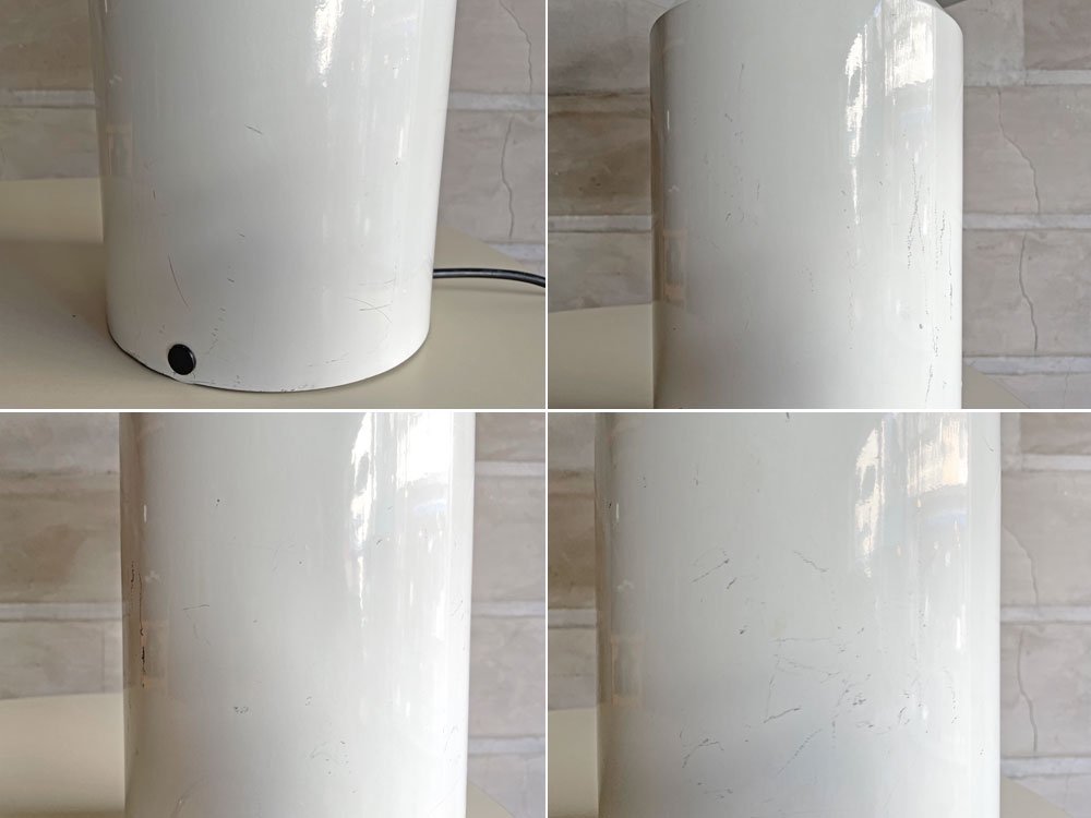 オルーチェ OLUCE アトーロ ATOLLO 233 テーブルライト フロアライト ホワイト ヴィコ・マジストレッティ イタリアンモダン ビンテージ 定価¥337,000-♪