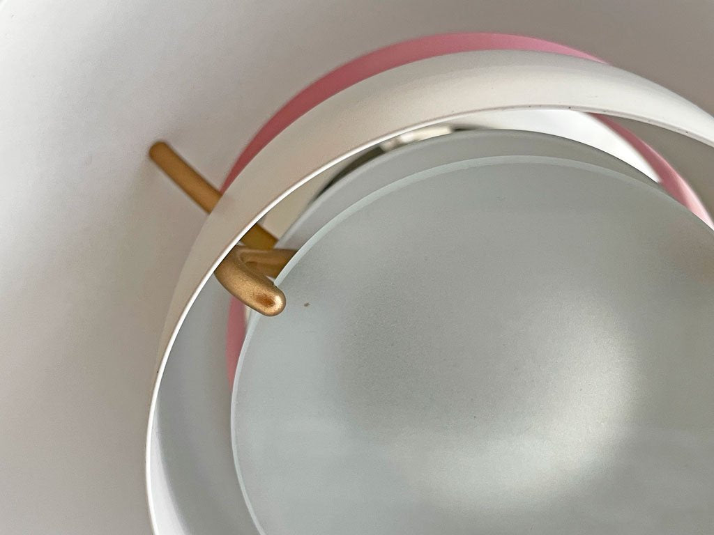 ルイスポールセン Louis Poulsen PH5 ペンダントライト 【Type:18098】 ホワイト×ローズ ポール・ヘニングセン 北欧 デンマーク 生産終了モデル ●