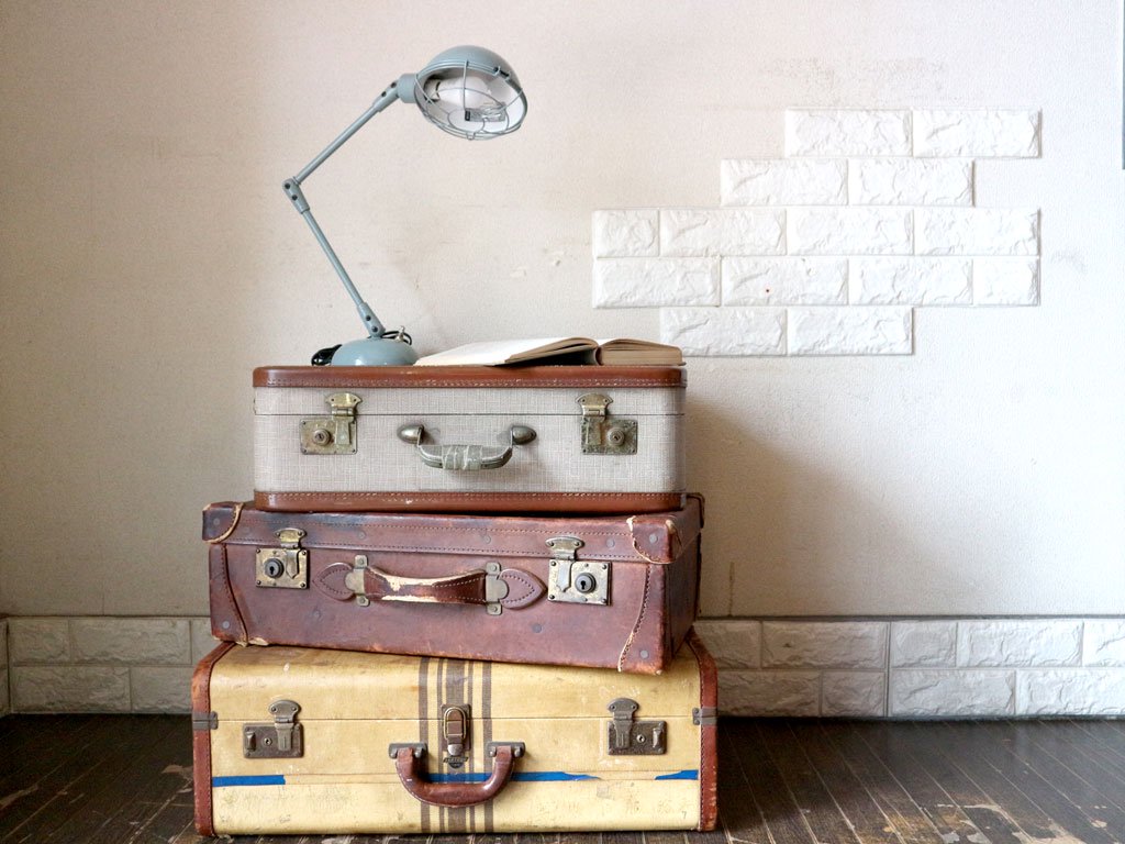 ビンテージ トランクケース Vintage Trunk Case レトロ ディスプレイ 店舗什器 撮影用 ◎