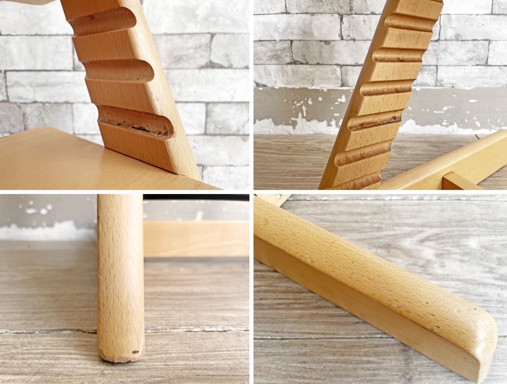 ストッケ STOKKE トリップトラップ TRIPP TRAPP ベビーチェア キッズチェア S/N3~ ノルウェー 北欧家具 ●