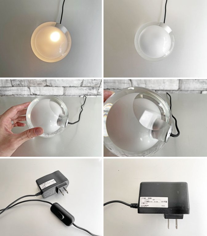 ヤマギワ YAMAGIWA ティアドロップミニLED Tear Drop Mini LED 吉岡徳仁 Tokujin Yoshioka テーブルスタンド MoMA 定価58,300円 ●