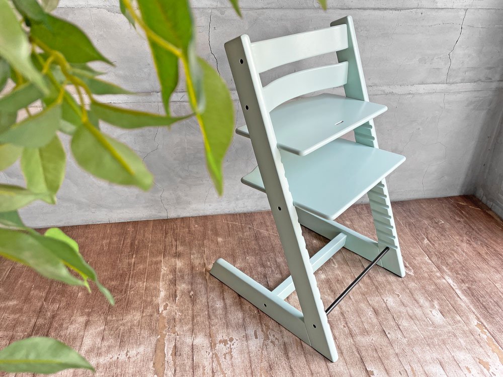 ストッケ STOKKE トリップトラップ TRIPP TRAPP ベビーチェア キッズチェア ソフトミント S/N4~ ノルウェー 北欧家具♪