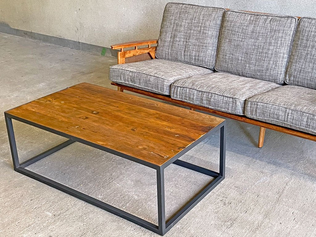 クラッシュゲート CRASH GATE ノットアンティークス Knot antiques ライザ LIZA コーヒーテーブル W110cm 無垢材 古材 インダストリアル #