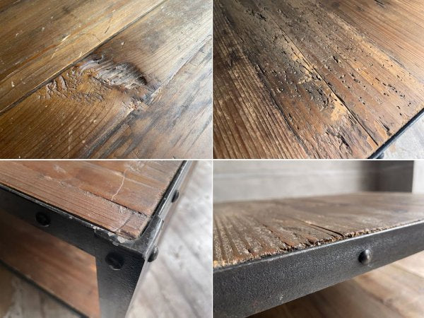 ジャーナルスタンダードファニチャー Journal Standard Furniture カルビ CALVI TVボード L AVボード アイアン オーク 古材 ♪