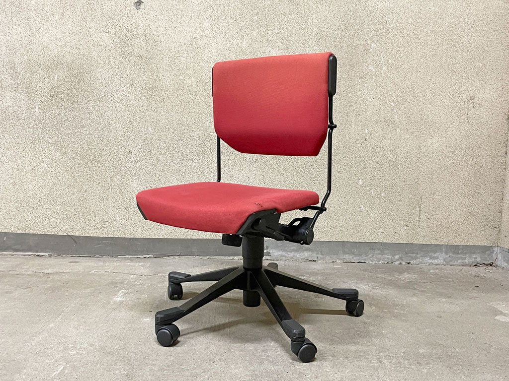 ジロフレックス giroflex 33 デスクチェア オフィスチェア アーム無し 布張り A グッドデザイン賞 生産終了アイテム 〓