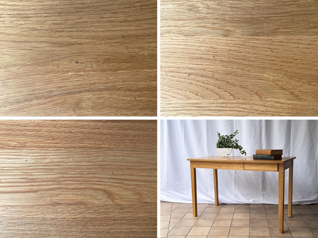無印良品 MUJI オーク材 パーソナルデスク 2ドロワー ワークテーブル ナチュラル ◇