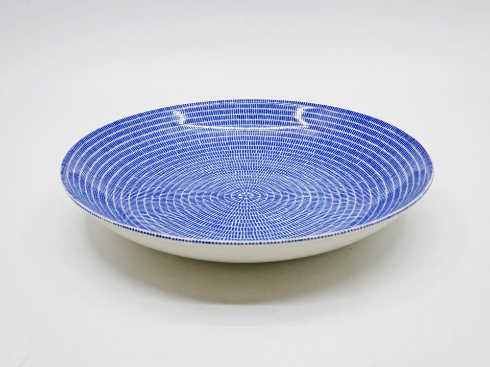 アラビア ARABIA アベック 24h Avec パスタプレート Φ24cm ブルー 旧