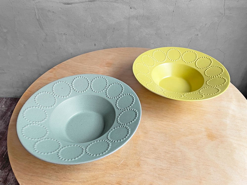 ミナペルホネン mina perhonen タンバリン 深皿 イエロー♪