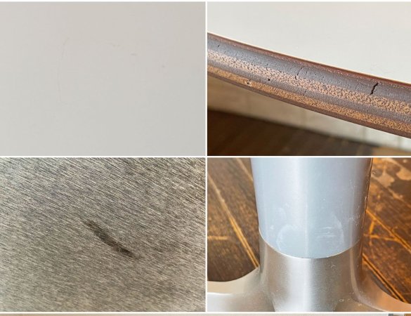 ディーアンドデパートメント D&DEPARTMENT ラワン テーブル ラウンド LAUAN TABLE ROUND・03 ラウンドテーブル メラミントップ Φ90cm ◎