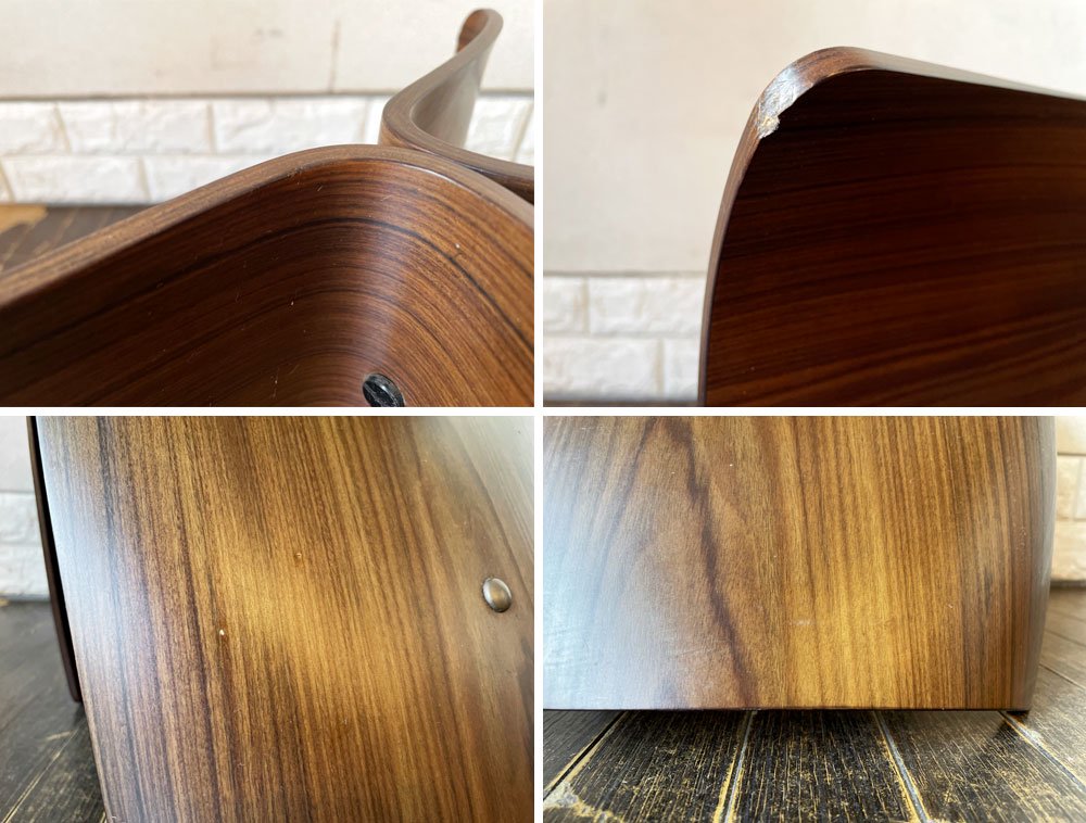 天童木工 TENDO バタフライスツール ローズウッド クッション付 レッド 柳宗理 MoMA ジャパニーズモダン 定価¥66,000- ◎