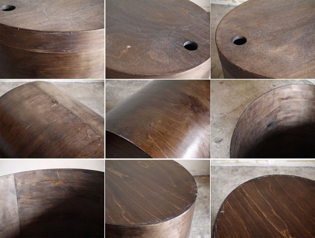 エービーウッドワーキング AB Wood Working シェーカーボックス Shaker Box オーバル ダークブラウン 英国 シェーカー家具 ■
