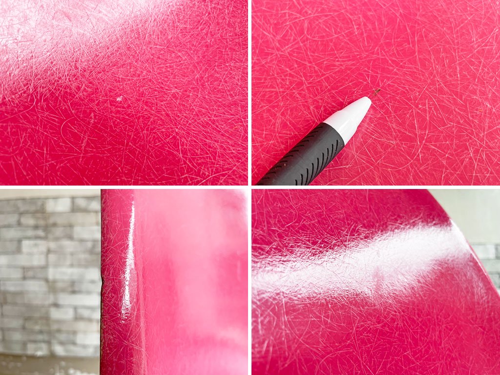 ハーマンミラー Herman Miller サイドシェルチェア 2nd ビンテージ FRP エッフェルベース C&R イームズ ミッドセンチュリー 超希少色 ピンク レアアイテム ●