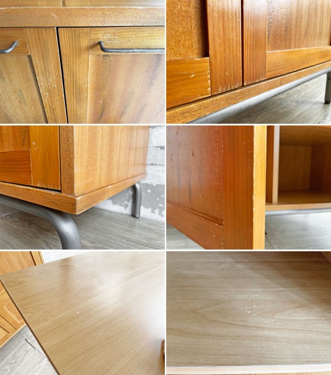 ジャーナルスタンダードファニチャー journal standard Furniture ブリストル BRISTOL カップボード 食器棚 アッシュ材 スチール ガラス インダストリアルデザイン ●