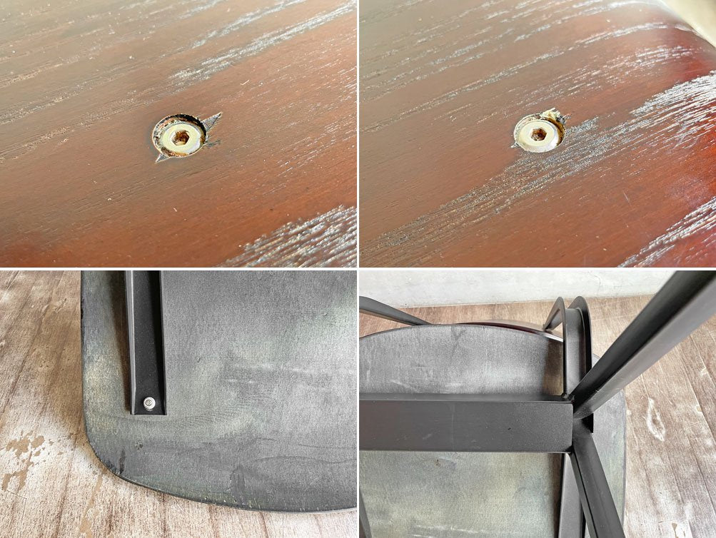 リザルトチェア Result Chair フリソ・クラマー Friso Kramer ダークブラウン インダストリアル リプロダクト B ♪