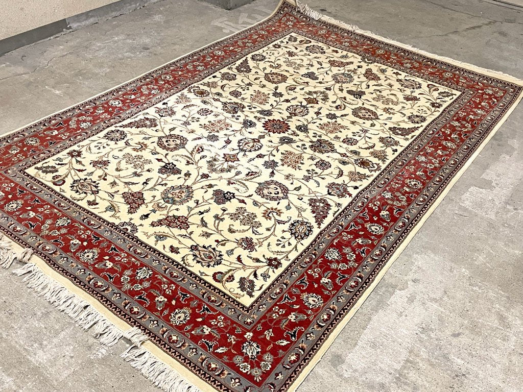 ヨーロピアン クラシカル ラグマット ボタニカル柄 リビング カーペット 絨毯 292×180cm オリエンタル エントランス マット 〓