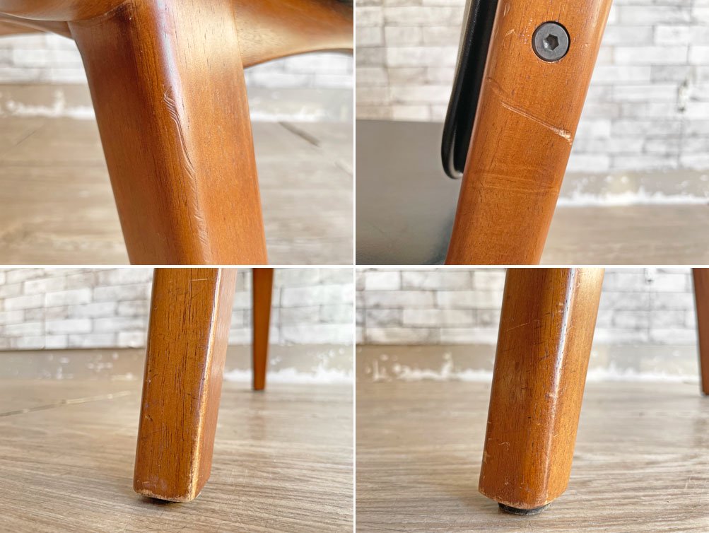 アクメファニチャー ACME Furniture シエラチェア SIERRA CHAIR ダイニングチェア ビニールレザーシート ブラック アメリカンビンテージスタイル 定価¥26,400- B ●