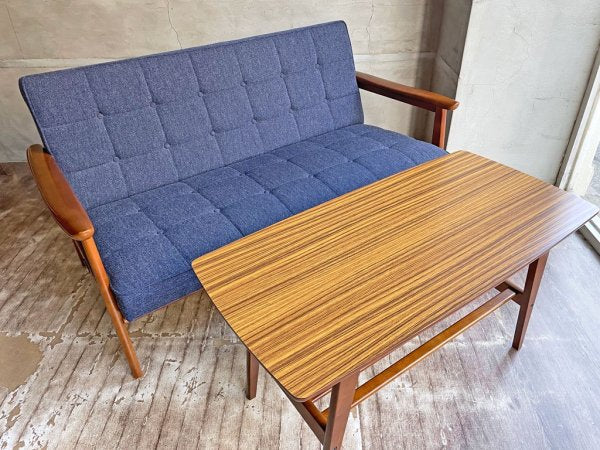 カリモク60 karimoku60 リビングテーブル Sサイズ ウォールナット 幅90cm レトロモダン ミッドセンチュリー♪