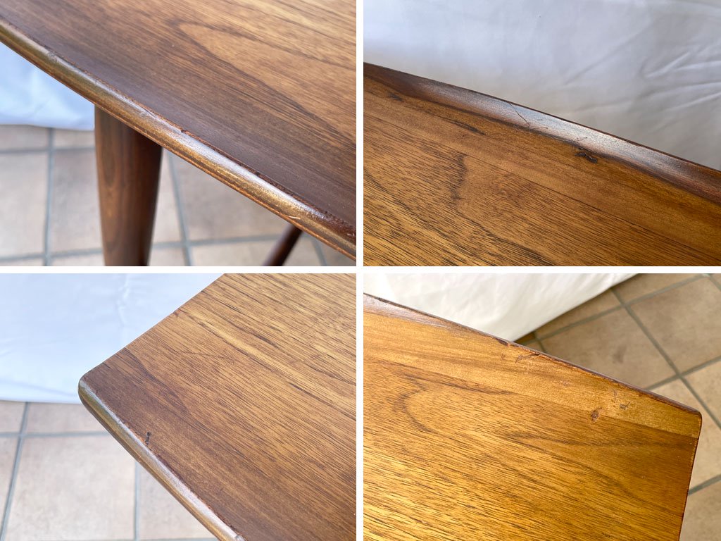 バセットファニチャー BASSETT FURNITURE コーヒーテーブル 60’s ヴィンテージ USビンテージ ウォールナット材 北欧 デザイン ◇