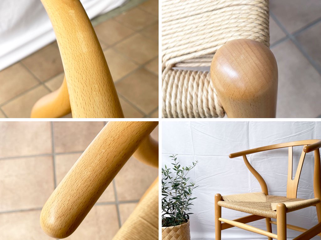 カールハンセン&サン Carl Hansen & son Yチェア CH24 ハンス・J・ウェグナー Hans J. Wener ビーチ材 オイルフィニッシュ 北欧 デンマーク 美品 ◇