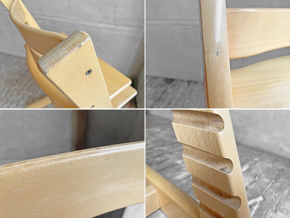 ストッケ STOKKE トリップトラップ TRIPP TRAPP ベビーチェア キッズチェア ナチュラル S/N5~ ノルウェー 北欧家具 ♪