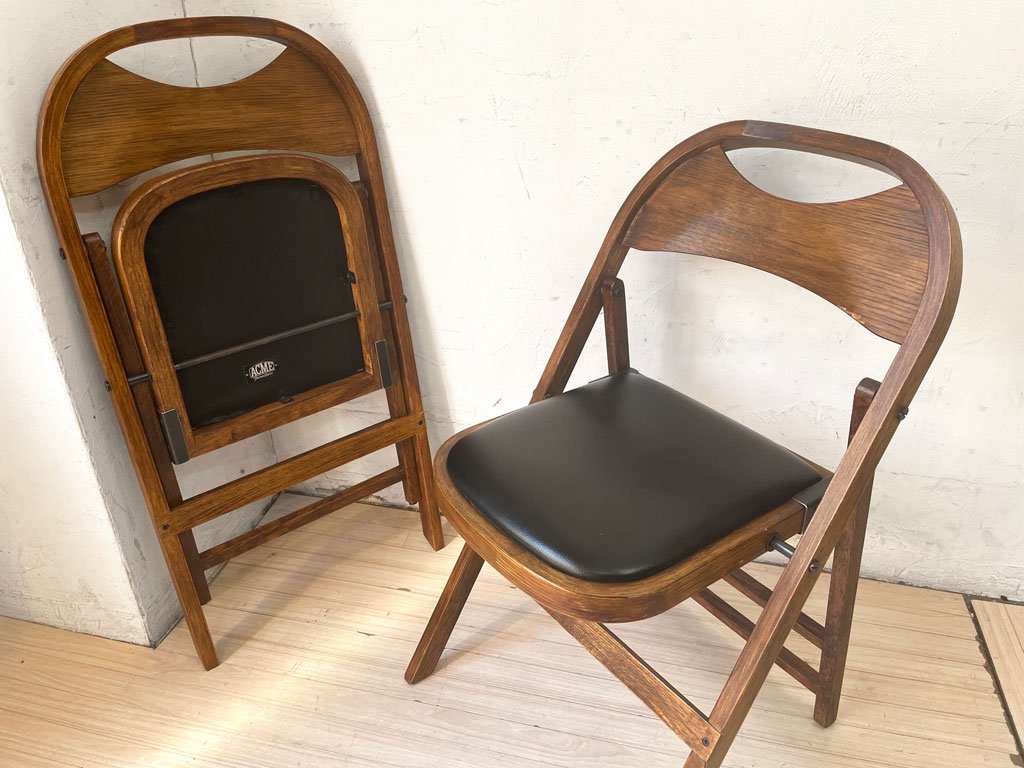 アクメファニチャー ACME Furniture カルバーチェア CULVER CHAIR フォールディングチェア ラバーウッド B ★