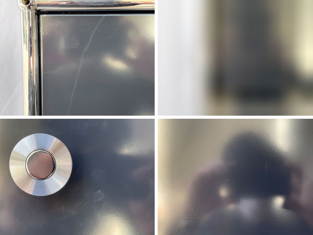 ユーエスエムハラー USMハラー USM Haller モジュラーファニチャー キャビネット シェルフ 1列3段 77×37cm グラファイトブラック B ◇