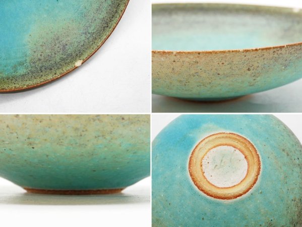 鈴木麻起子 ターキッシュ ボウル 深皿 Φ14.5cm ラ・メゾン・デ・ヴォン La Maison de Vent 現代作家 ●