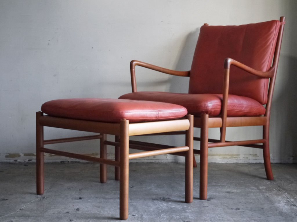 PJファニチャー PJ Furniture PJ149 コロニアルチェア COLONIAL CHAIR オットマン チェリー材 オーレ・ヴァ –  TOKYO RECYCLE imption