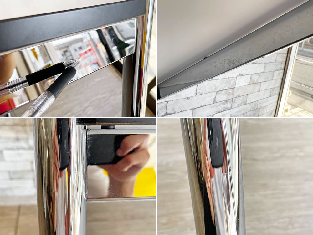 USMモジュラーファニチャー USM Haller USMハラーテーブル ワーキングデスク ダイニングテーブル W150 アジャスター ホワイトラミネート 高さ調整機能付 モダンデザイン ●