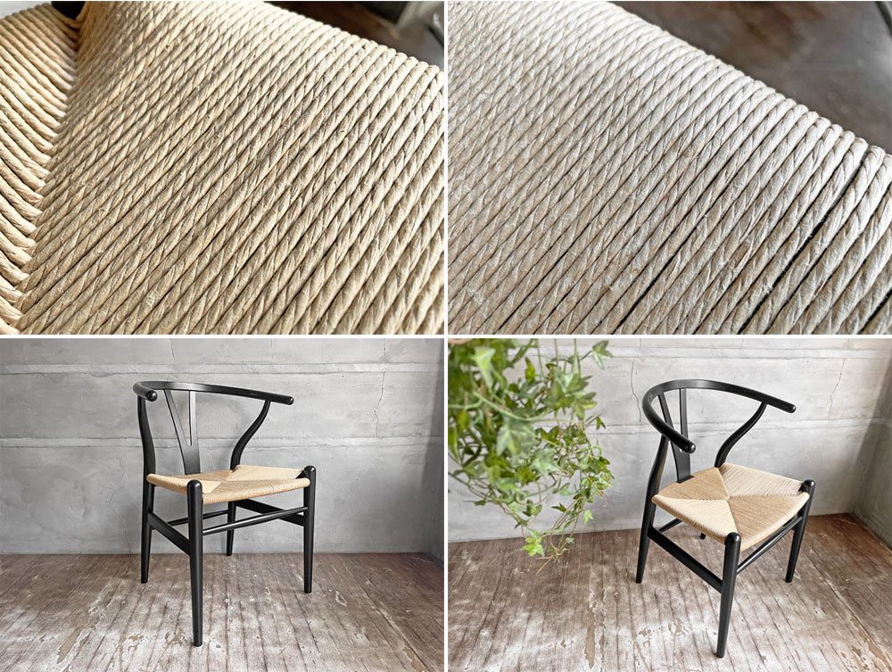 カールハンセン&サン Carl Hansen & Son CH24 Yチェア ブラックラッカー ハンス・J・ウェグナー 北欧♪