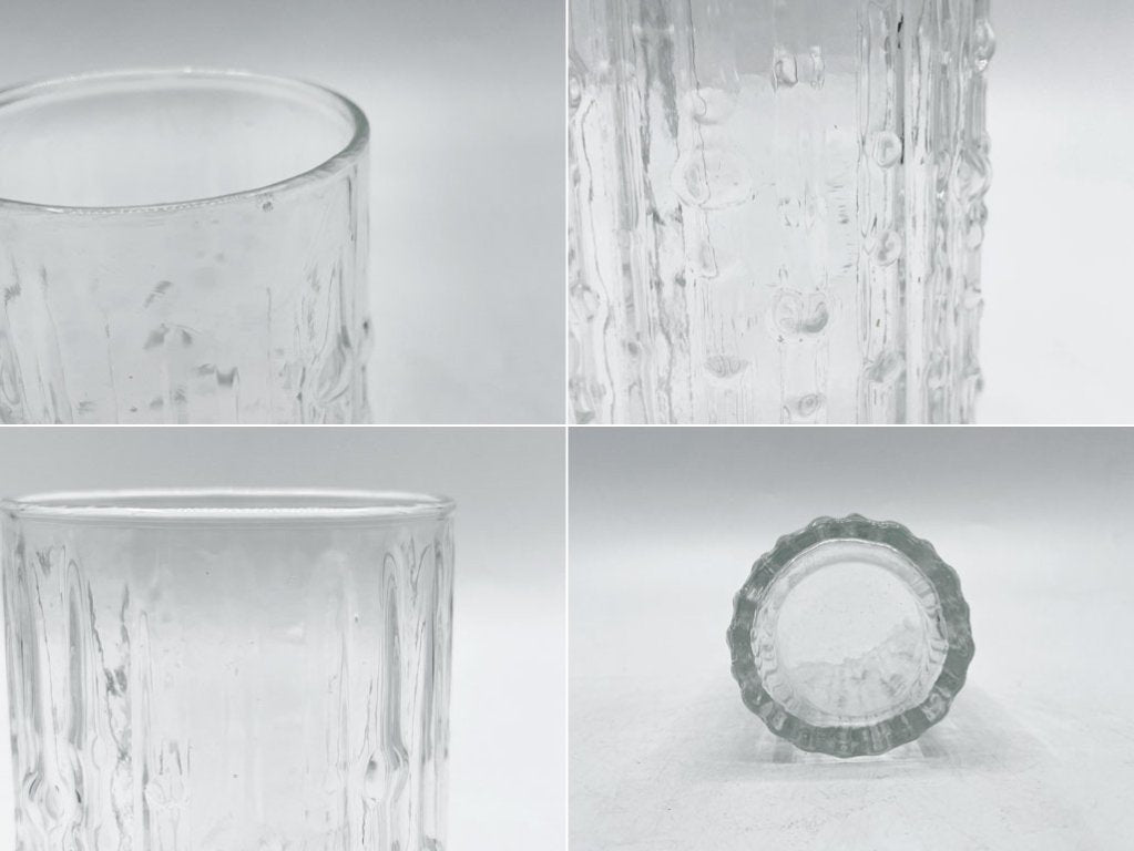 イッタラ iittala メシ MESI ガラス タンブラー 5点セット タピオ・ヴィルカラ Tapio Wirrkala フィンランド ビンテージ 北欧食器 ●