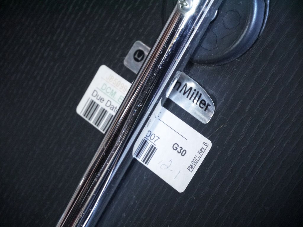 ハーマンミラー Herman Miller ダイニングチェア メタルレッグ DCM プライウッド ブラック C&Rイームズ ミッドセンチュリー ■