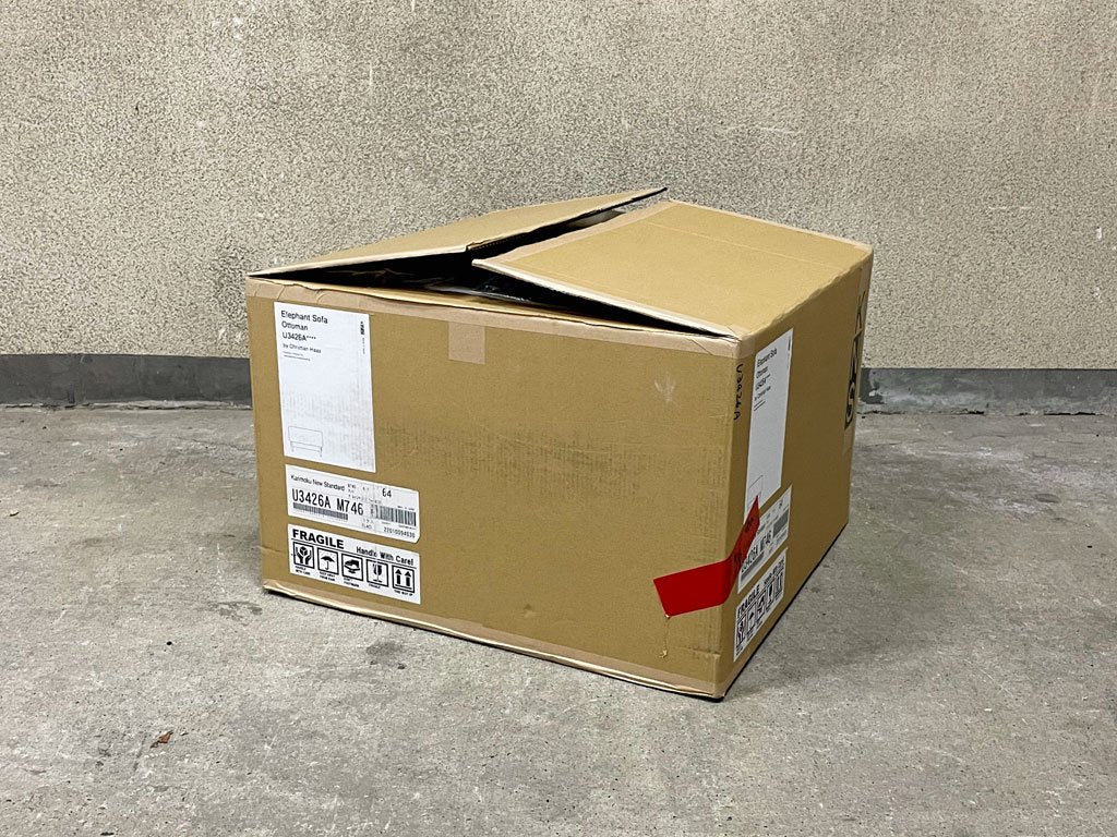 カリモク karimoku ニュースタンダード NEW STANDARD KNS エレファント オットマン スツール ELEPHANT Ottoman ブラックフレーム 新品未使用品