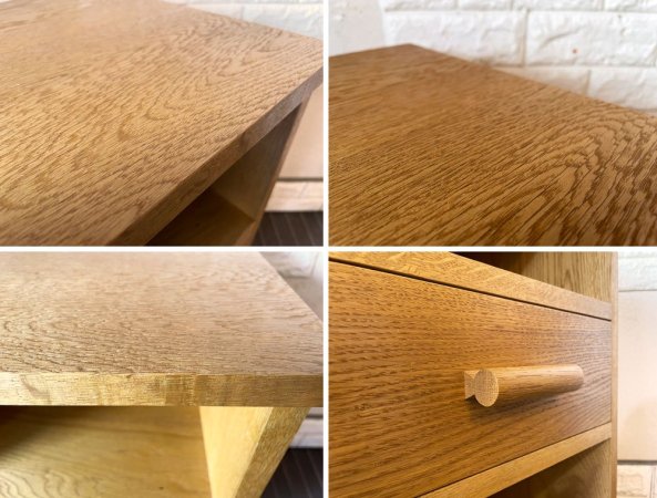 パシフィックファニチャーサービス PACIFIC FURNITURE SERVICE デペンデントハウス ナイトテーブル DH NIGHT TABLE キャビネット オーク材 定価¥66,000- ◎