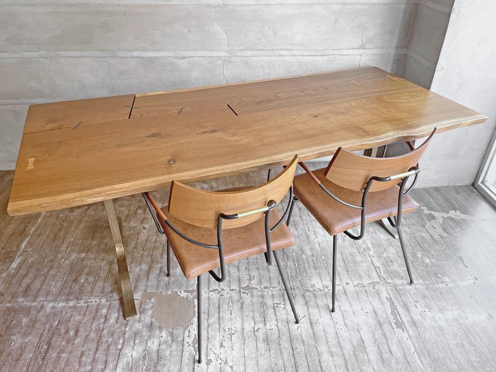 スクエアルーツ SQUARE ROOTS ソリ アームチェア SOLI ARMCHAIR ダイニングチェア オーク材 本革 レザー アーバンインダストリアル アスプルンド取扱い B ♪