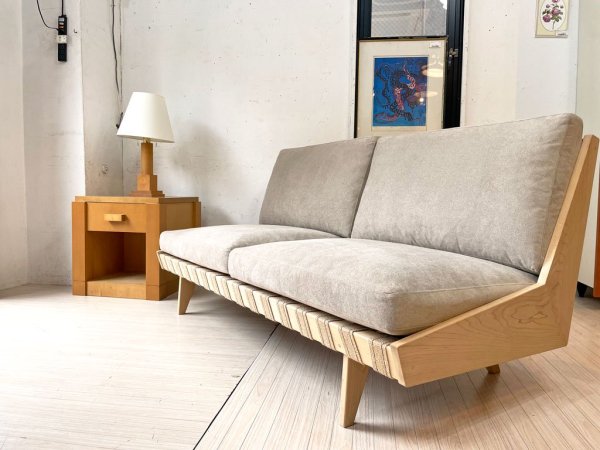インアステーション In a Station ボニーソファ Bony Sofa 2シーターソファ 2人掛け メープル無垢材 北欧ナチュラルスタイル ★