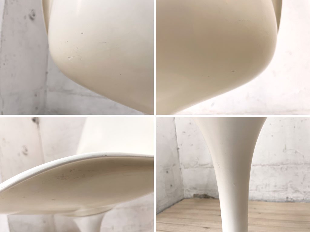ノル Knoll チューリップチェア エーロ・サーリネン Eero Saarinen FRP製 ピンク スペースエイジ ビンテージ ミッドセンチュリー ★