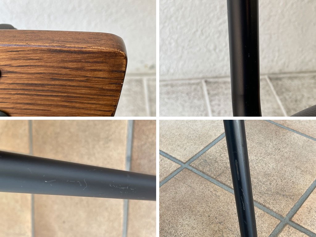 アクメファニチャー ACME Furniture グランビュー GRANDVIEW ダイニングチェア PVCレザー オーク材 スチール インダストリアル 2脚セット ◇