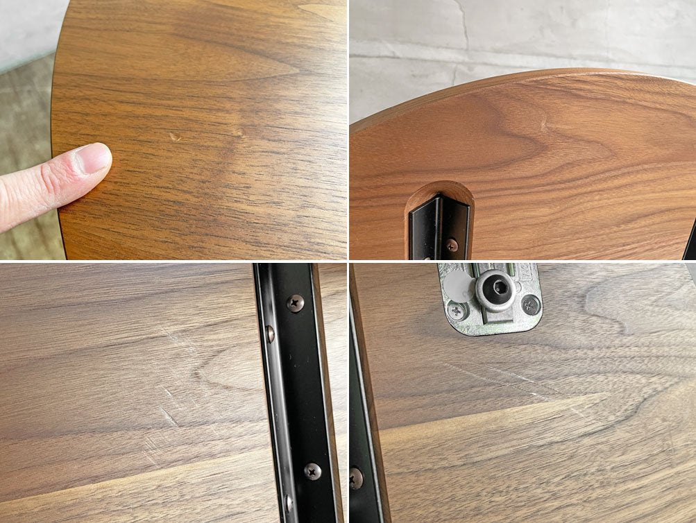 ヤクモ 家具製作所 YAKUMO FURNITURE FACTORY ラウンドテーブル センターテーブル ウォールナット無垢材 ♪