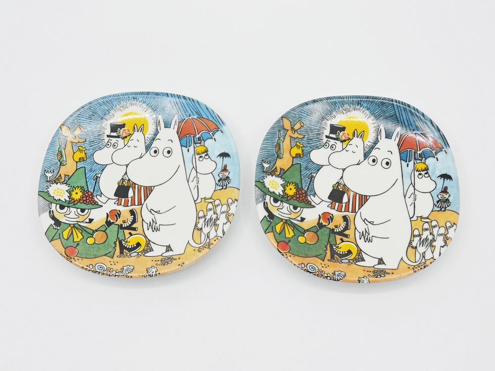 アラビア ARABIA ムーミン Moomin 日曜日の散歩 Sunday stroll プレート 飾り皿 1999-2005 廃番 フィンランド 北欧食器 B ●