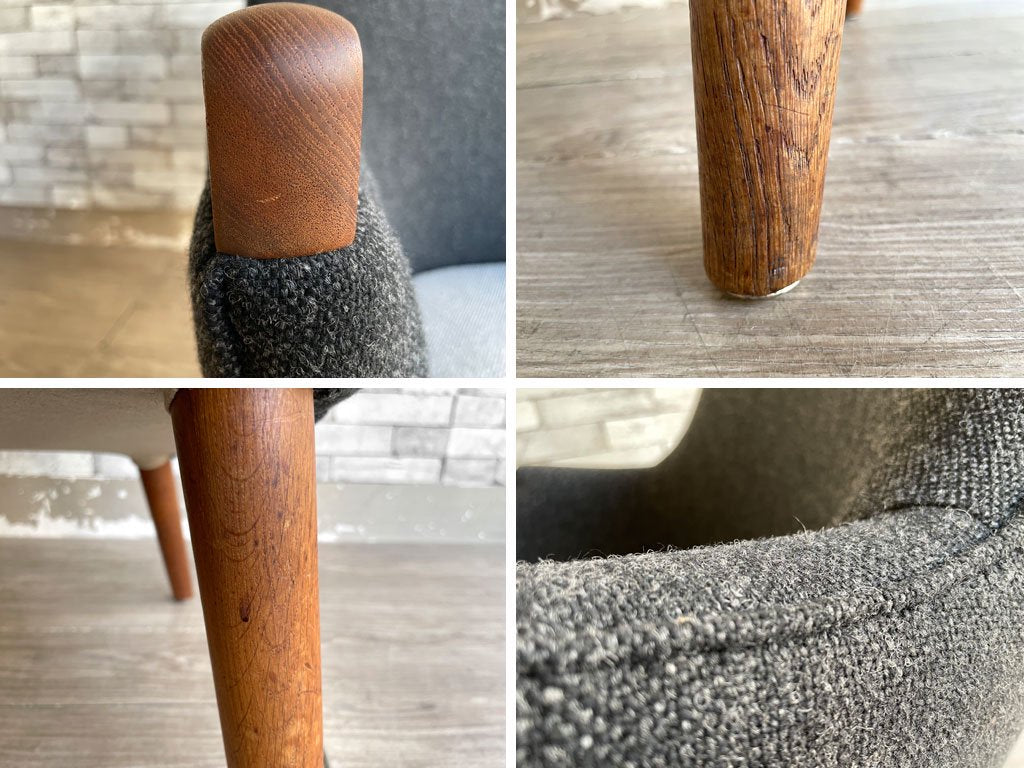 AP Stolen AP-20 ミニベア チェア ハンス・J・ウェグナー デンマークビンテージ 北欧家具 Kvadrat Halingdal 生地張替 ウレタン&ウェービング交換済 ●