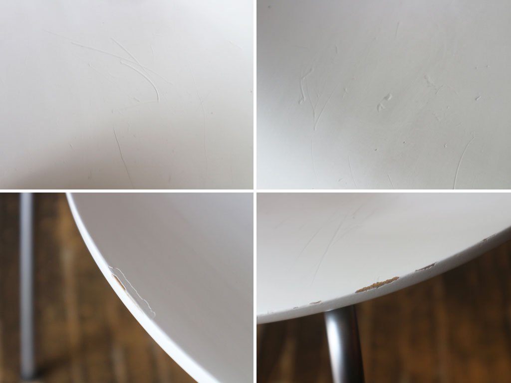 フリッツハンセン Fritz Hansen セブンチェア ホワイト ラッカー アルネ・ヤコブセン Arne Jacobsen デンマーク 北欧家具 ◎