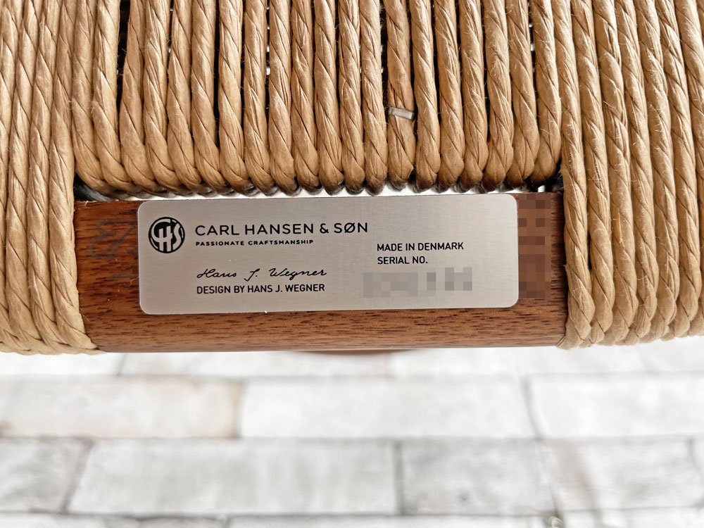 カールハンセン&サン Carl Hansen & Son CH24 Yチェア ウォールナット材 オイルフィニッシュ ハンス・J・ウェグナー 北欧 デンマーク 未使用品 ●