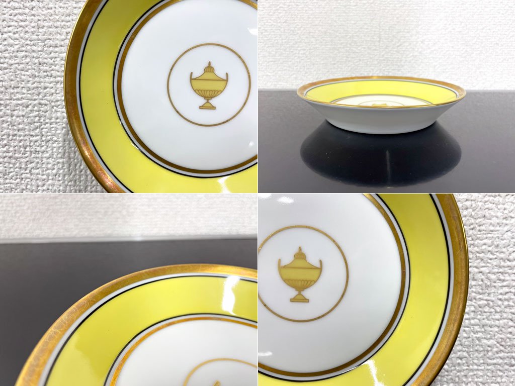 リチャードジノリ Richard Ginori コンテッサ シトロン レモンイエロー ティーカップ&ソーサー 美品 〓