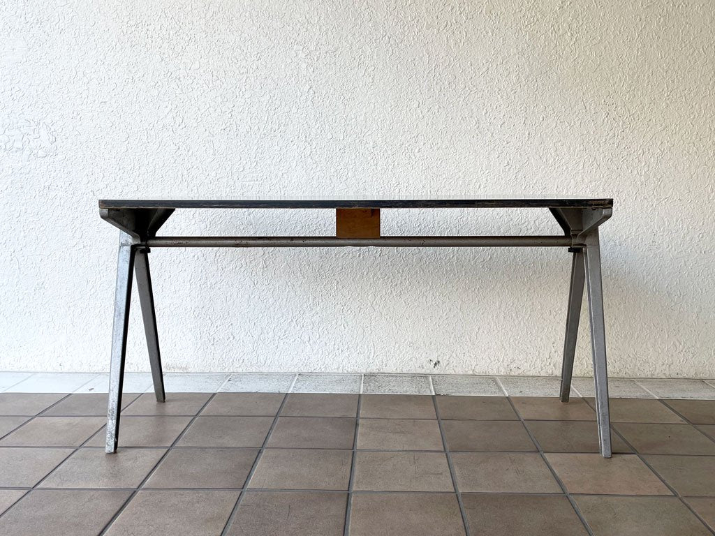 エサビアン社 esavian ltd スクールデスク School Desk 40's~50's UK ビンテージ コンパスレッグ イギリス ◇
