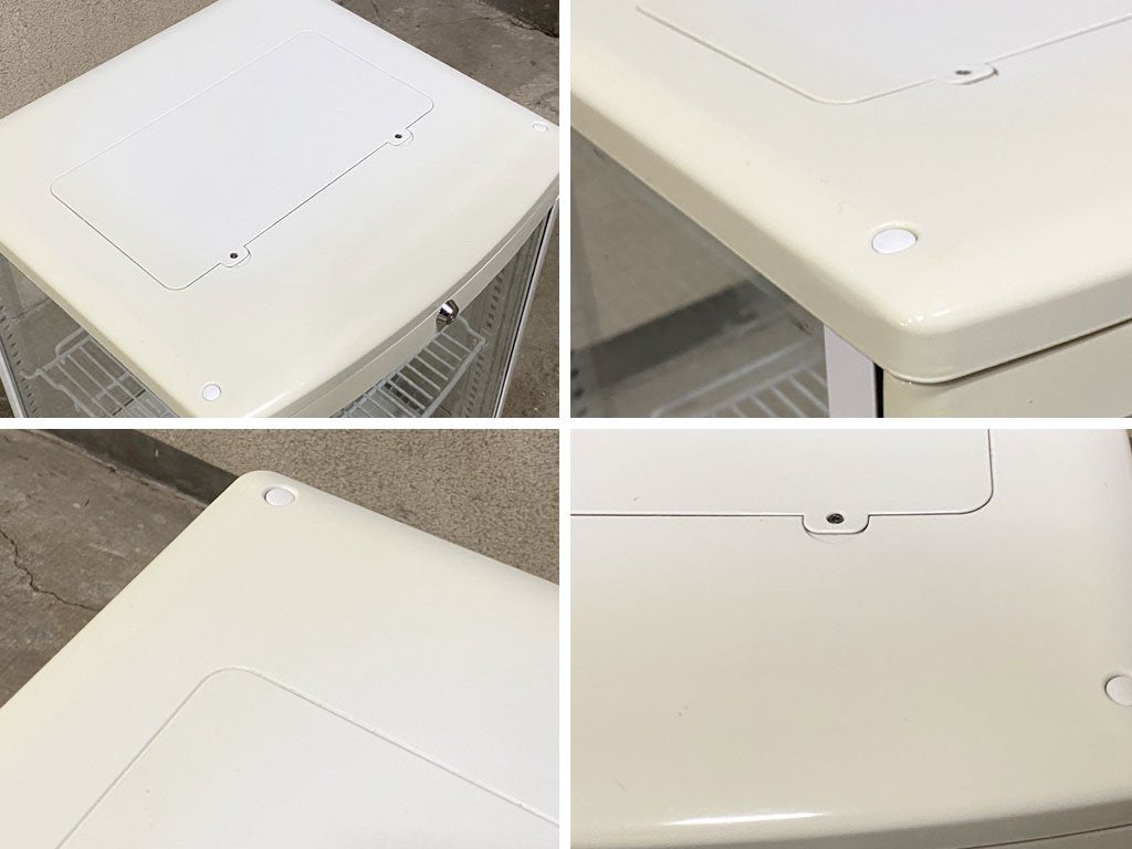 レマコム REMACOM 卓上 冷蔵ショーケース 4面ガラスケース RCS-4G63SL 動作確認済 LED照明付 〓