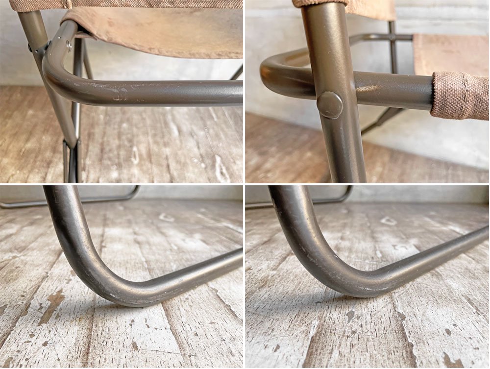トラックファニチャー TRUCK FURNITURE TSP フォールディングチェア ローバーチェア 折り畳み ナラ無垢材 キャンバス生地 廃番 ♪