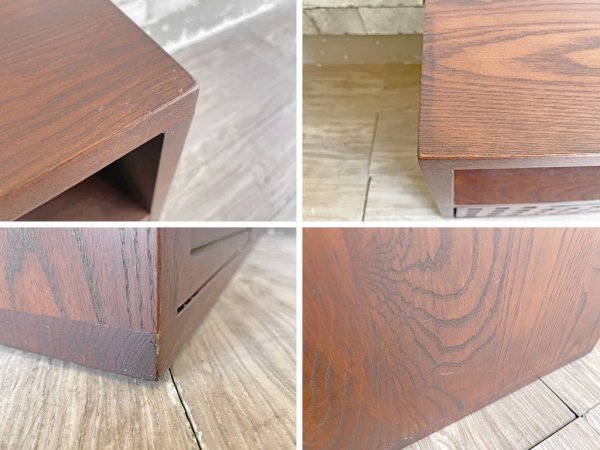 エーフラット a.flat キューブ Cube テレビボード AVボード アッシュ無垢材 引き出し3杯 W116cm アジアンモダンスタイル 定価¥69,465- ●