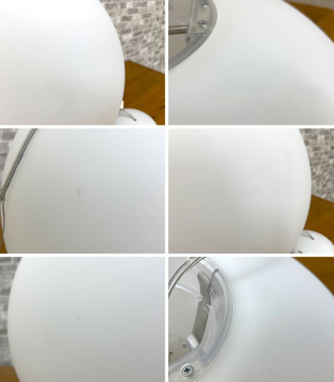 フロス FLOS グローボール GLO-BALL S2 ペンダントライト ジャスパー・モリソン ガラス スチール イタリア 定価¥104,500- 要電気工事 ●